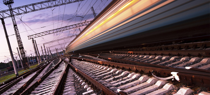 high speed railroad train image